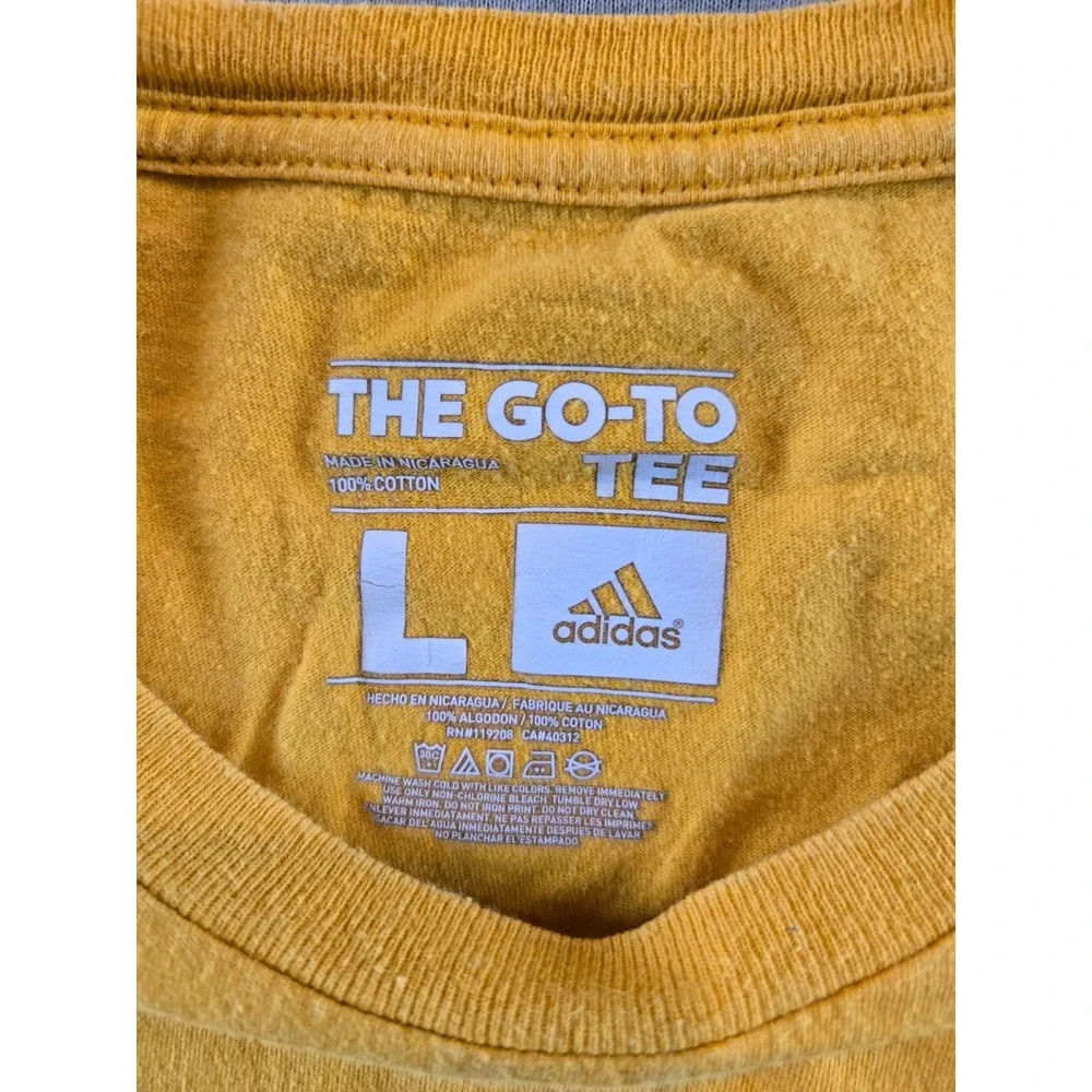 Los Angeles Lakers Shirt Mens Large Yellow #24 Kobe Bryant NBA Adidas Basketball